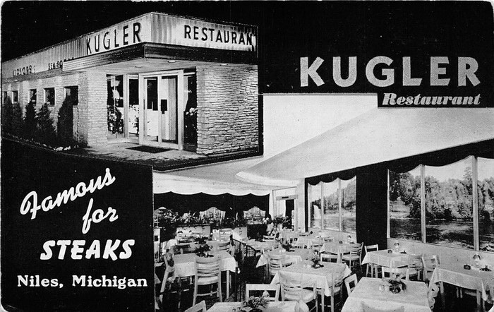 Kugler Restaurant - Postcard Front (newer photo)